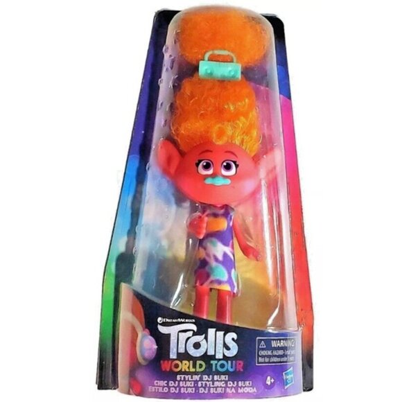 DreamWorks Trolls World Tour Stylin DJ Suki Doll By Hasbro For Ages 4+ - Picture 1 of 6